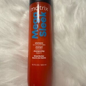 Matix Mega Sleek Shampoo - Orange with Blue Logo
